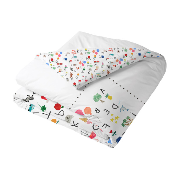 Housse de couette Abécédaire -...