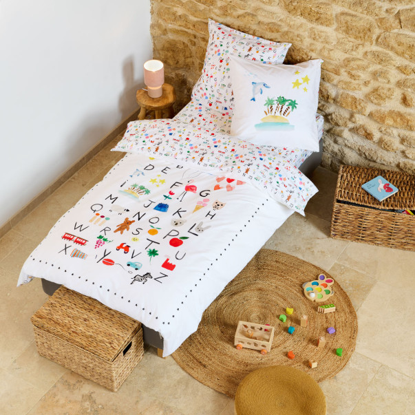 Housse de couette Abécédaire -...