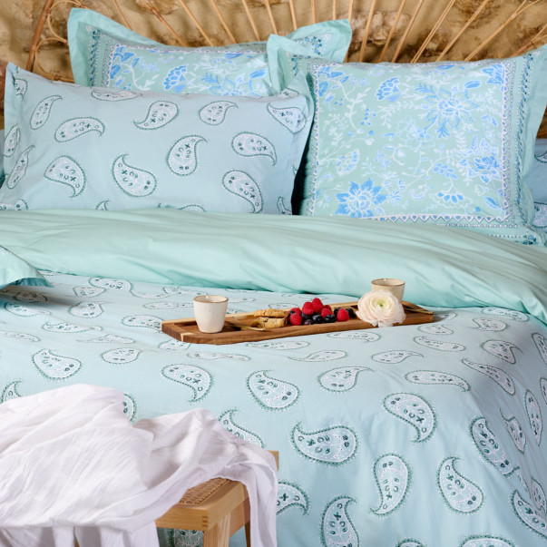 Taie d'oreiller Bastide - Percale de...