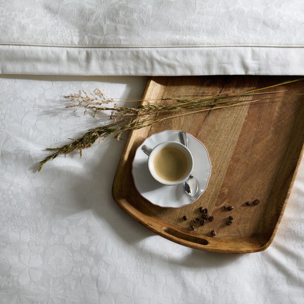 Housse de couette Magnolia - Satin de...