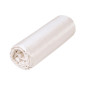 Drap-housse Magnolia en satin de coton uni 120 fils/cm², coloris ivoire.