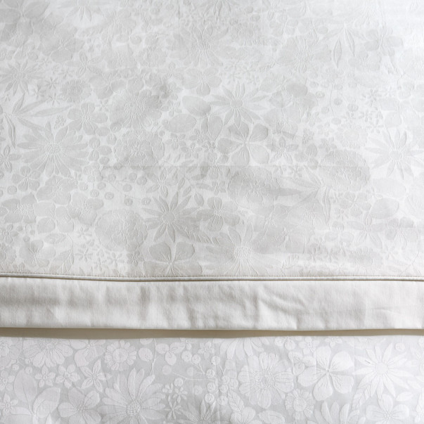 Drap Plat Magnolia - Satin de coton...