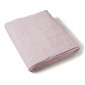 Drap Plat Uni Lin Lave Vieux rose | Linge de maison | Tradition des Vosges