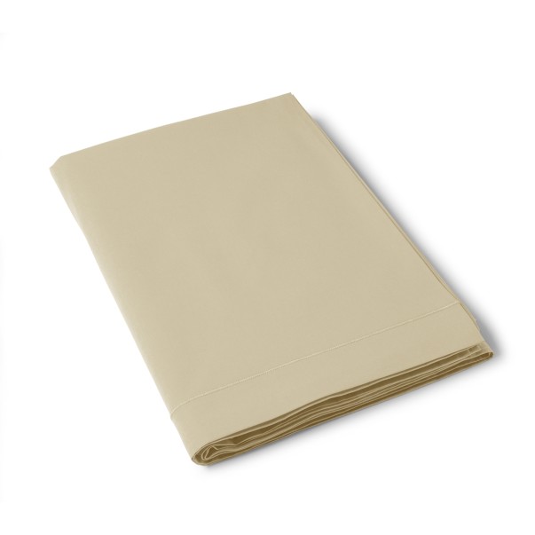 Drap Plat Coton 57 fils Nouvelle gamme Beige Lin | Linge de lit | Tradition des Vosges