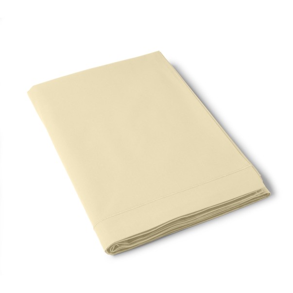 Drap Plat Coton 57 fils Nouvelle gamme Beige Naturel | Linge de lit | Tradition des Vosges