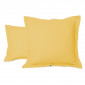 Taie Oreiller Unie 100% Coton Banane | Linge de lit | Tradition des Vosges