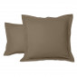 Cotton Pillow Cases  brown | Bed linen | Tradition des Vosges