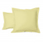 Taie Oreiller Unie 100% Coton Amande | Linge de lit | Tradition des Vosges