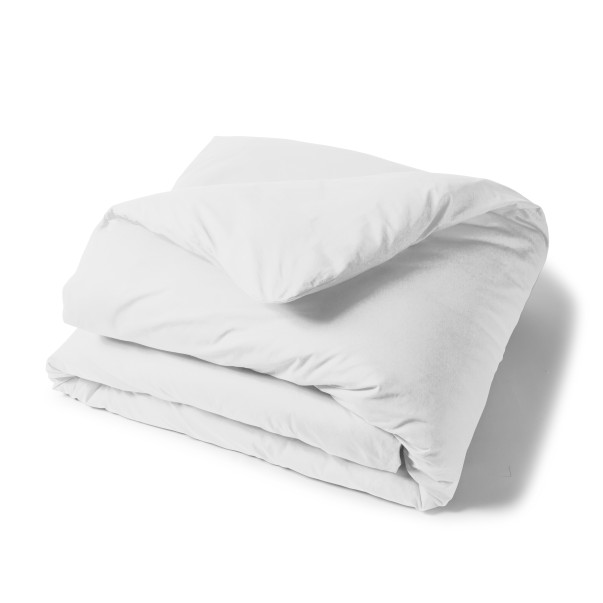 Housse Couette Uni 100% Coton Blanche | Linge de lit | Tradition des Vosges