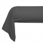 Taie de Traversin Coton 57 fils Anthracite | Linge de lit | Tradition des Vosges