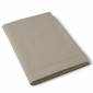 Drap Plat Coton 57 fils Nouvelle gamme Gris mastic | Linge de lit | Tradition des Vosges