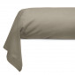 Taie Traversin Uni 100% Coton MASTIC | Linge de lit | Tradition des Vosges