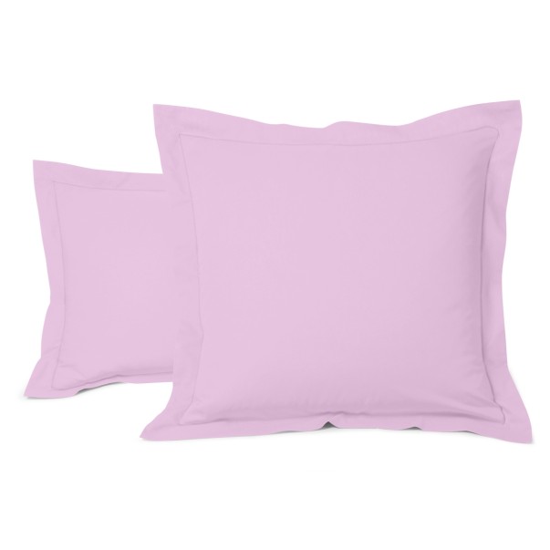 Taie Oreiller Unie 100% Coton Parme | Linge de lit | Tradition des Vosges