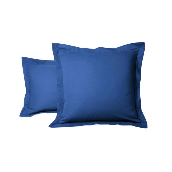 Taie Oreiller Unie 100% Coton Denim | Linge de lit | Tradition des Vosges