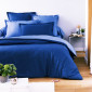 Coton 57 fils - Nouvelle gamme - Denim / Nuage | Linge de lit | Tradition des Vosges