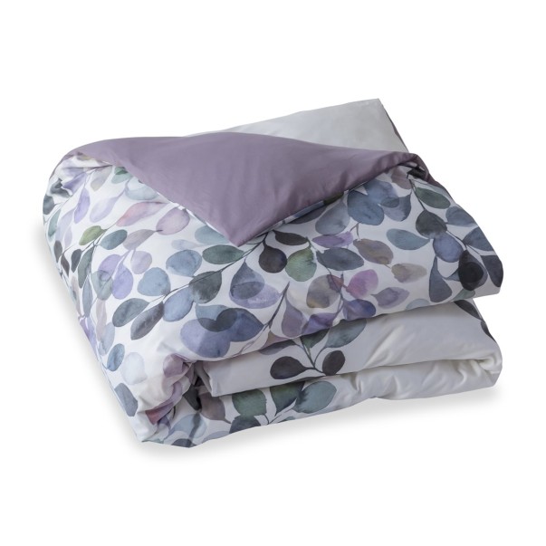 Housse de Couette satin de coton 120 fils - Eclose | Linge de lit imprimé | Tradition des Vosges