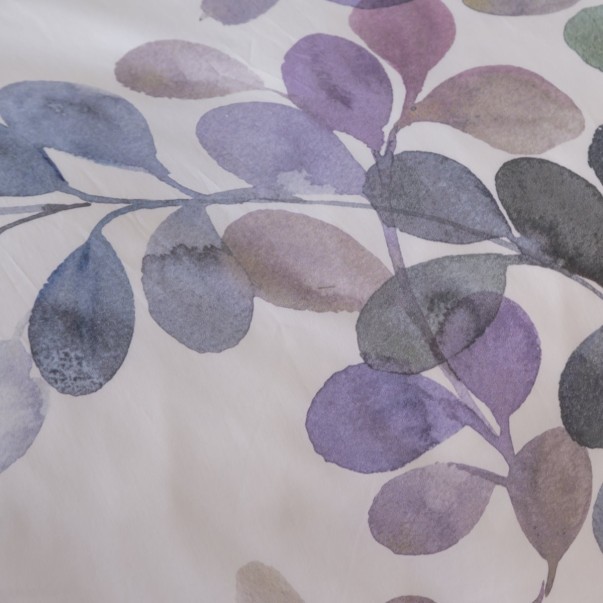 Parure imprimée satin de coton - Eclose | Linge de lit imprimé | Tradition des Vosges