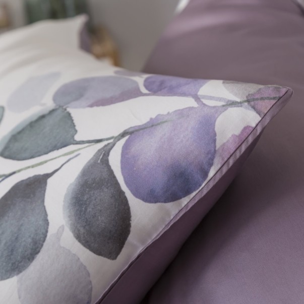 Taie d'Oreiller satin de coton 120 fils - Eclose | Linge de lit imprimé | Tradition des Vosges