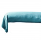 Taie Traversin Gaze De Coton Bleu| Linge de lit | Tradition des Vosges