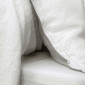 Fitted Sheet Washed Linen white | Linge de lit | Tradition des Vosges