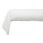 Taie Traversin Unie Lin Lave Blanc | Linge de maison | Tradition des vosges