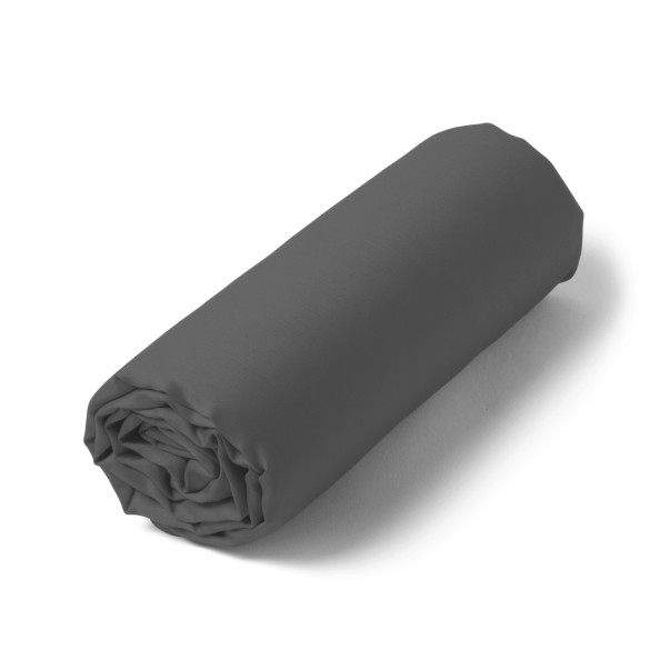 Drap-housse 57 Fils 100% Coton Anthracite - Nouvelle Gamme