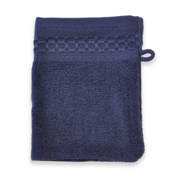 Gant De Toilette 500gr - Zero Twist - Marine
