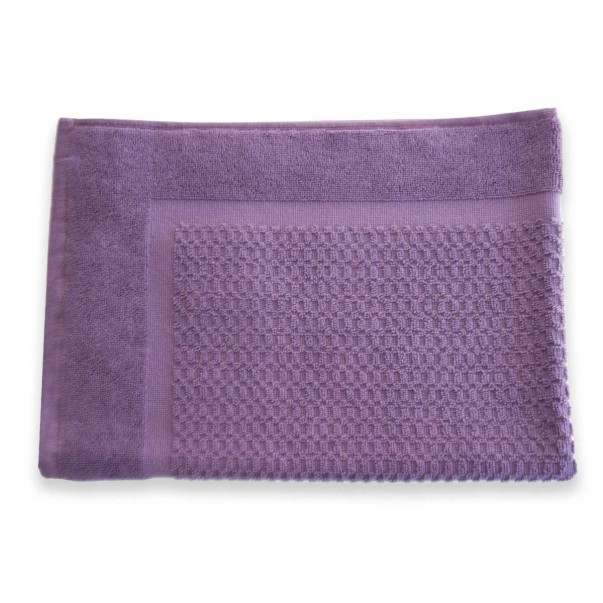 Tapis Bain - Zero Twist - 500g/m² - Aubergine