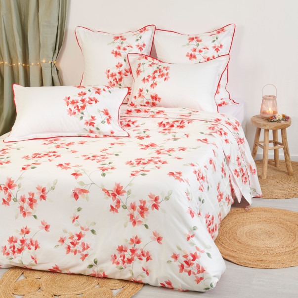 Drap plat Calice - Satin de coton