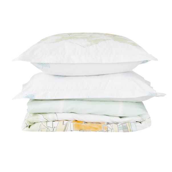 Taie d'oreiller Nice - Percale de coton