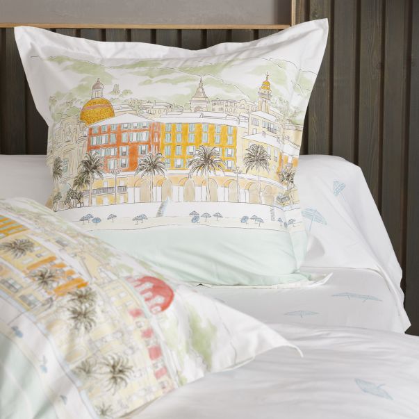 Taie d'oreiller Nice - Percale de coton