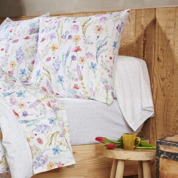 Drap plat Sophie - Percale de coton