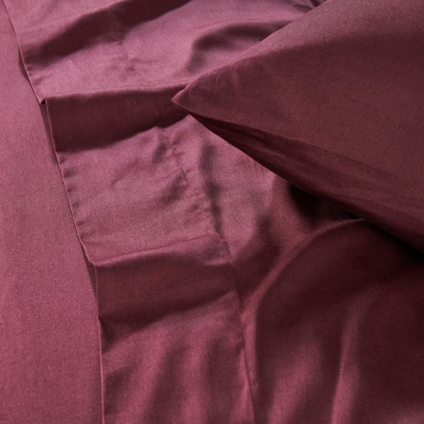 Drap plat Douce Nuit - Satin de coton