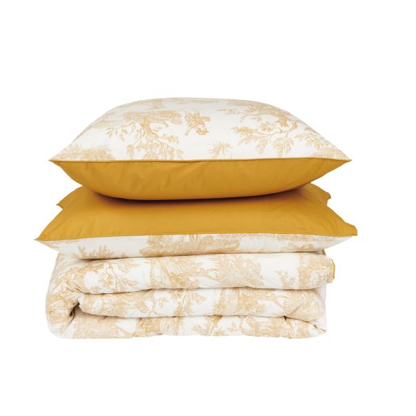 Housse de couette Rêve En Or - Percale de coton