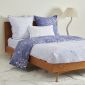 Drap housse Poème Bleu - Percale de coton