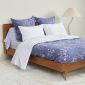 Drap housse Poème Bleu - Percale de coton