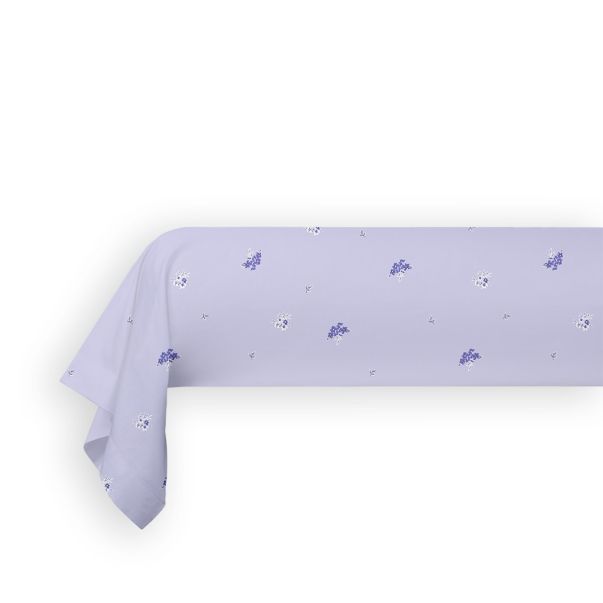 Taie de traversin Poème Bleu - Percale de coton