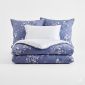 Taie d'oreiller Poème Bleu - Percale de coton