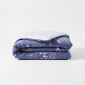 Housse de couette Poème Bleu - Percale de coton