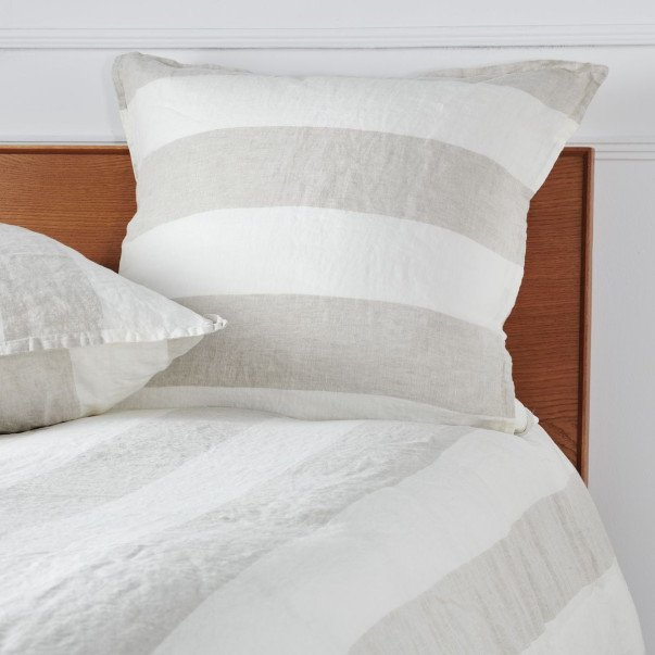 Parure de couette Larges Rayures -...