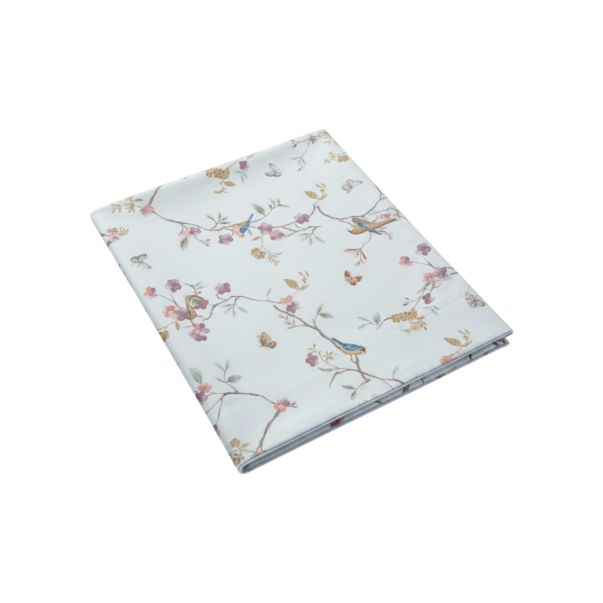 Drap plat Jardin Suspendu - Satin de...