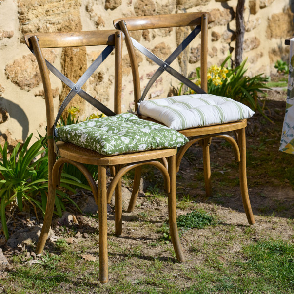 Galette de chaise Sous l’Olivier –...