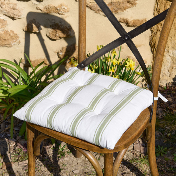 Galette de chaise Sous l’Olivier –...