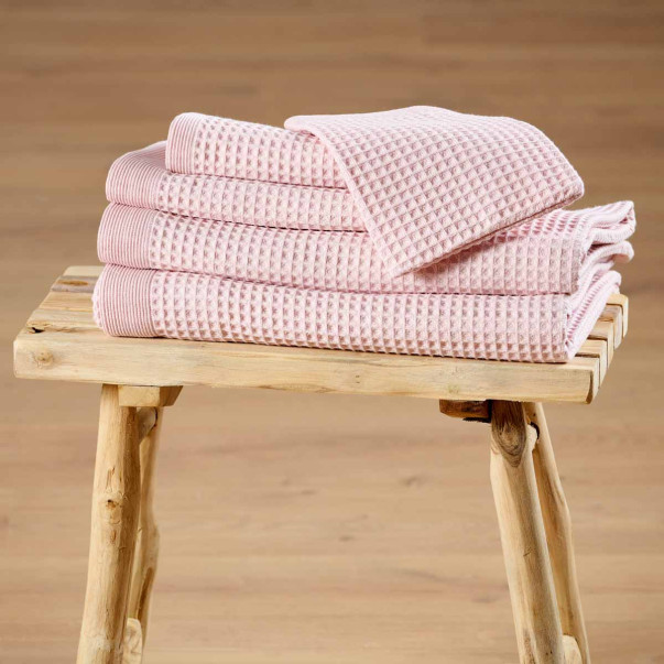 Linge de bain Nid d’abeille 300 g/m²...