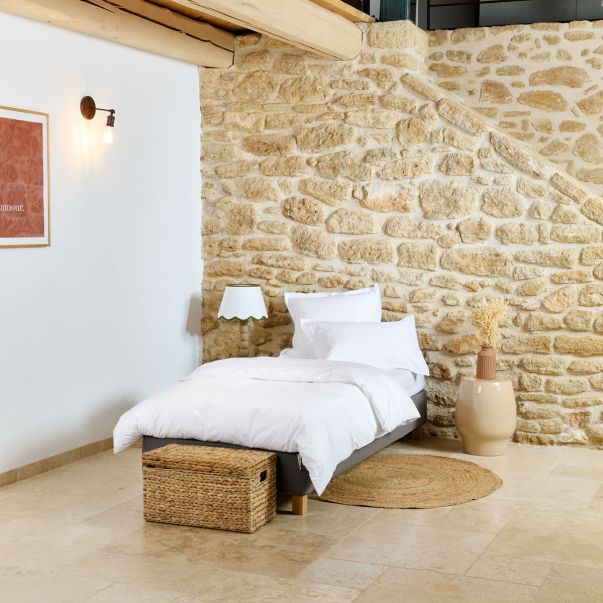 Parure Unie - Percale de coton