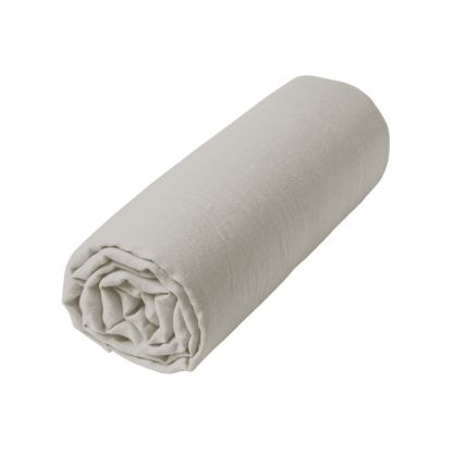 Drap-housse - Uni Lin Lavé