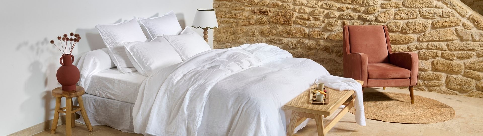 Gaze de coton pour les pros de l'h&ocirc;tellerie 